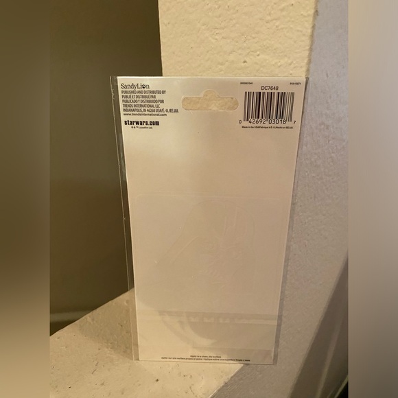 🐠 Sandy Lion Darth Vader Sticker Decall NWT. White. - Picture 2 of 2